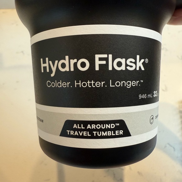 NWT! Hydro Flask Matte Black Mug Insulated Tumbler w/ Straw - Picture 6 of 10